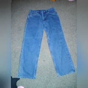 Vintage Mens Flannel Lined Carhartt Blue Men's Jeans
